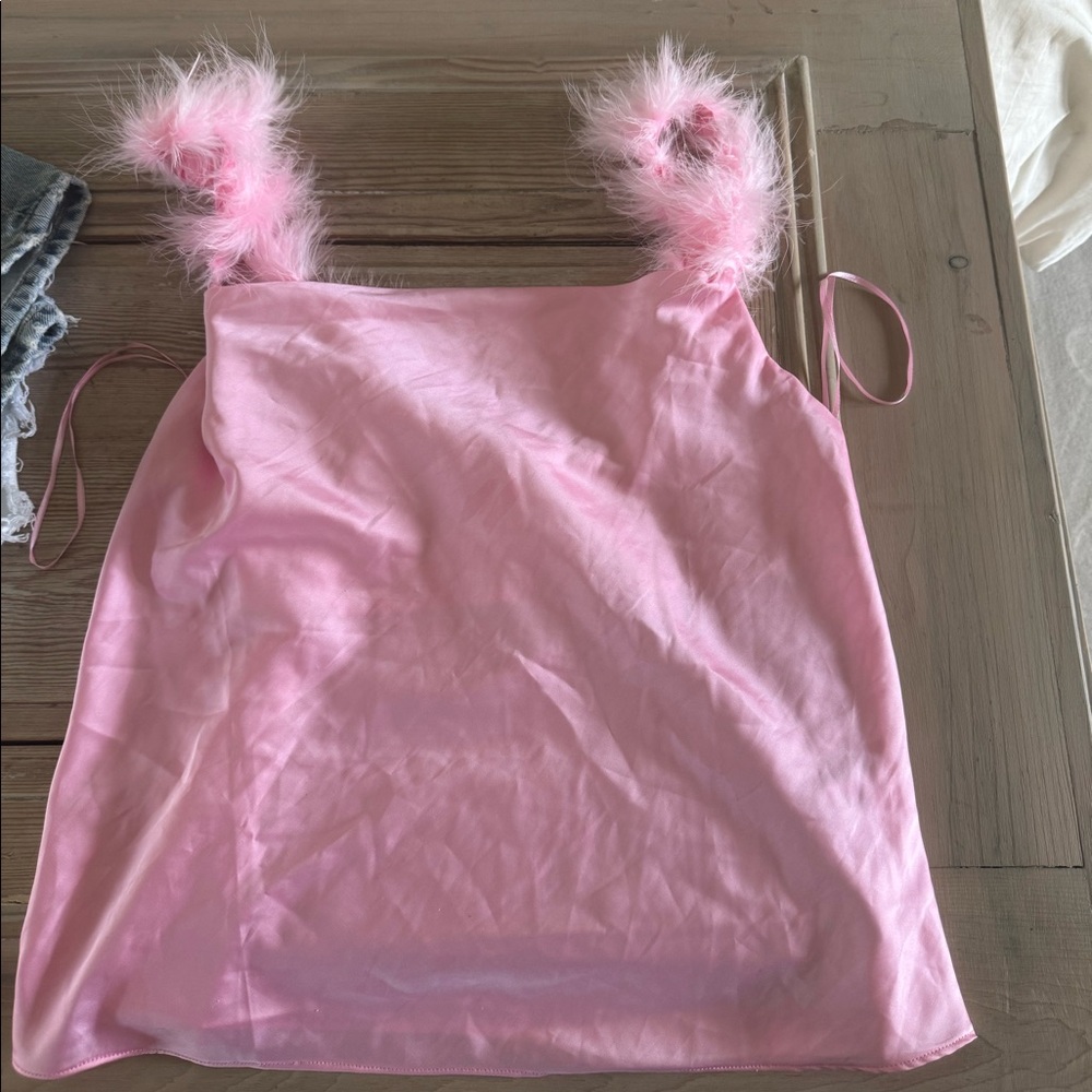 Isabelle’s cabinet pink cami top